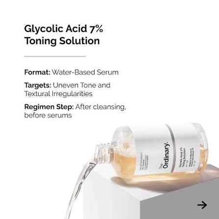 The Ordinary - Glycolic Acid 2% Toning Solution