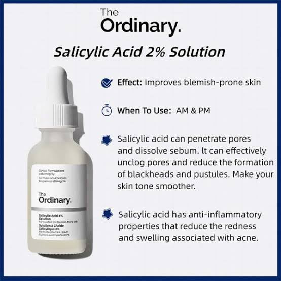 The Ordinary - Salicylic Acid 2% Acne Solution
