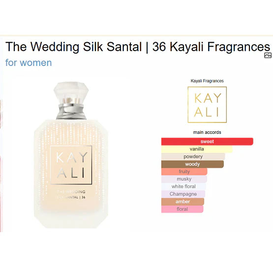 KAYALI The Wedding Silk Santal 36 EDP Perfume for Women
