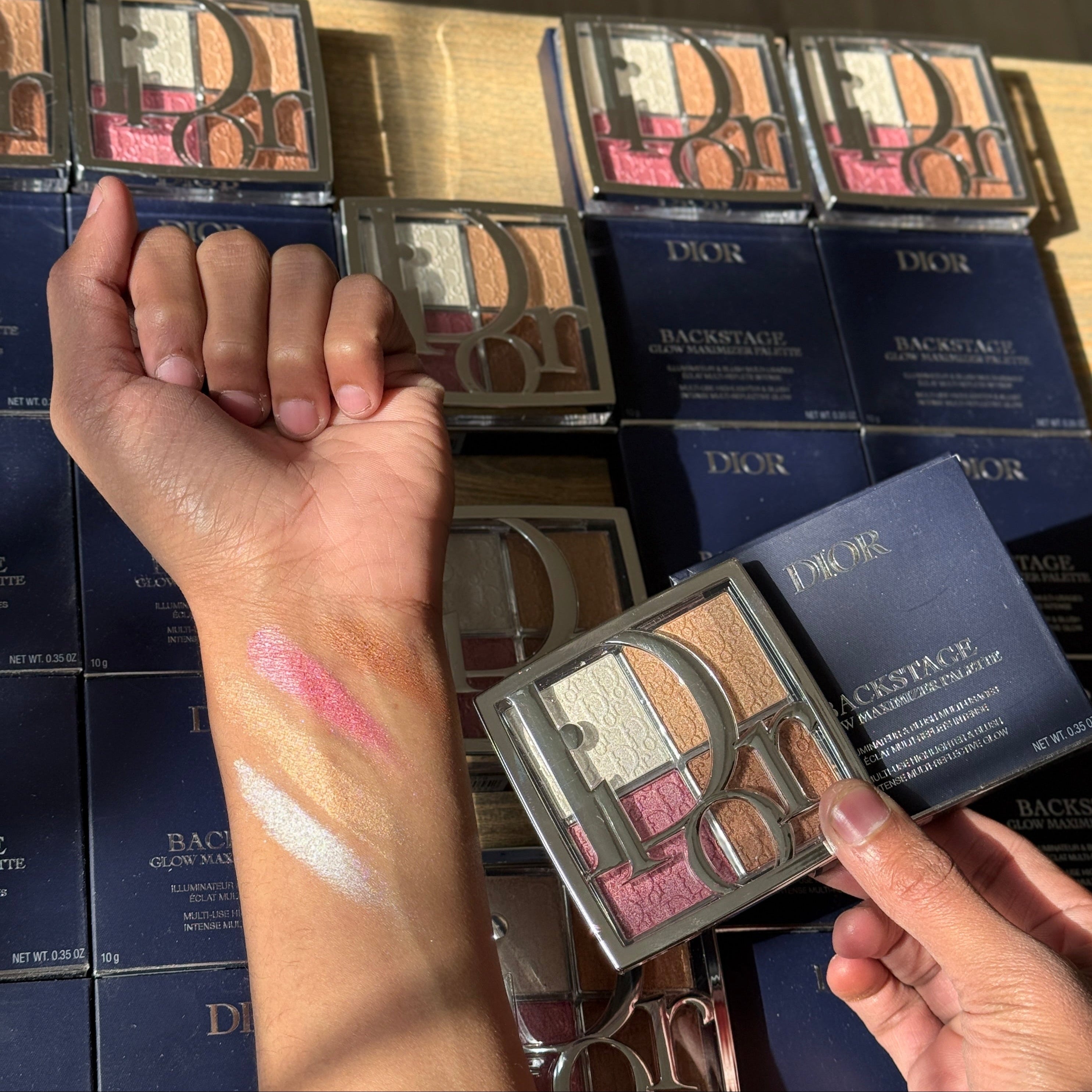Dior Backstage Glow Maximizer Palette:Dior Highlighter Palette