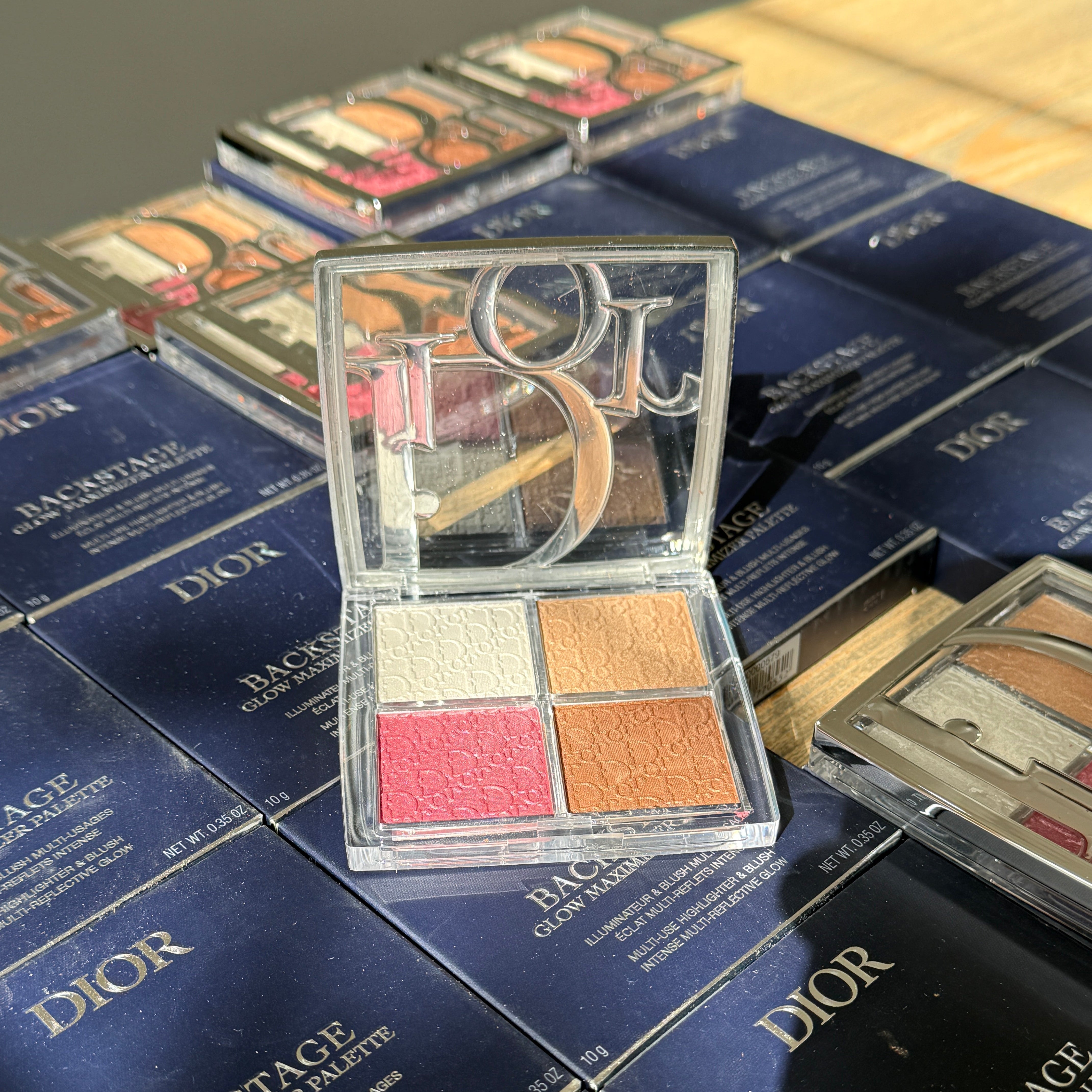 Dior Backstage Glow Maximizer Palette:Dior Highlighter Palette