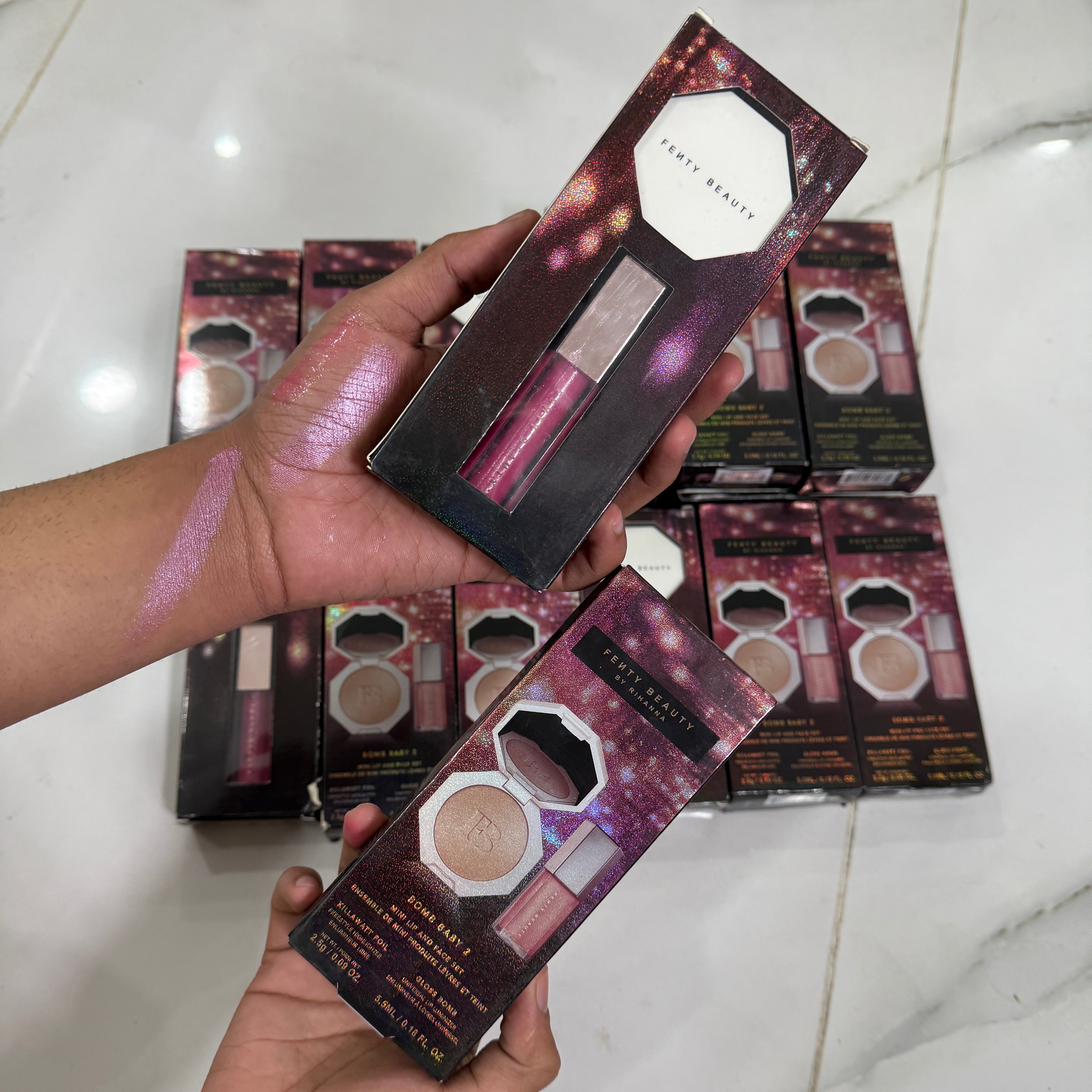 Fenty Beauty by Rihanna Bomb Baby 2 Mini Lip And Face Set