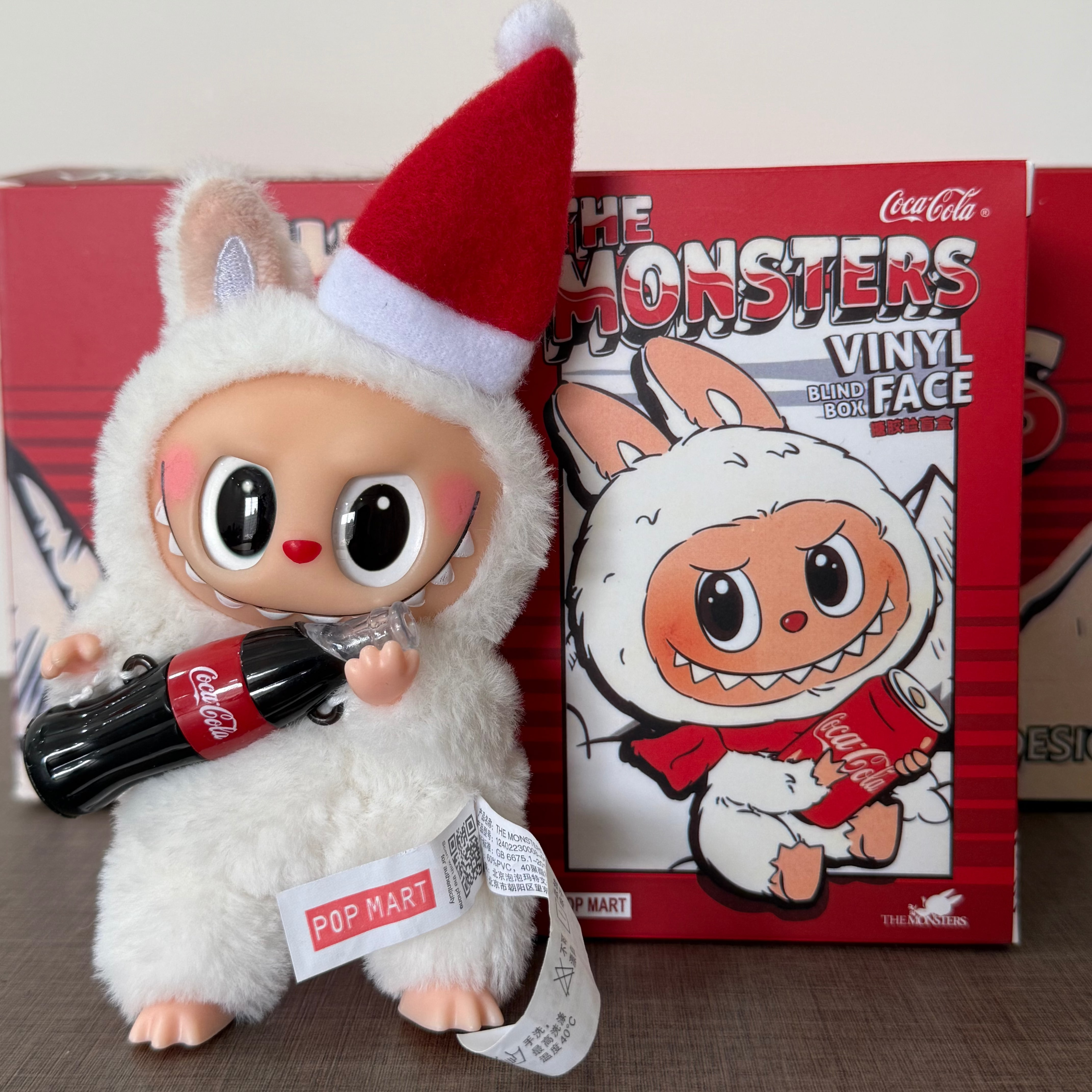 Labubu + Coca-cola ( original pop mart )