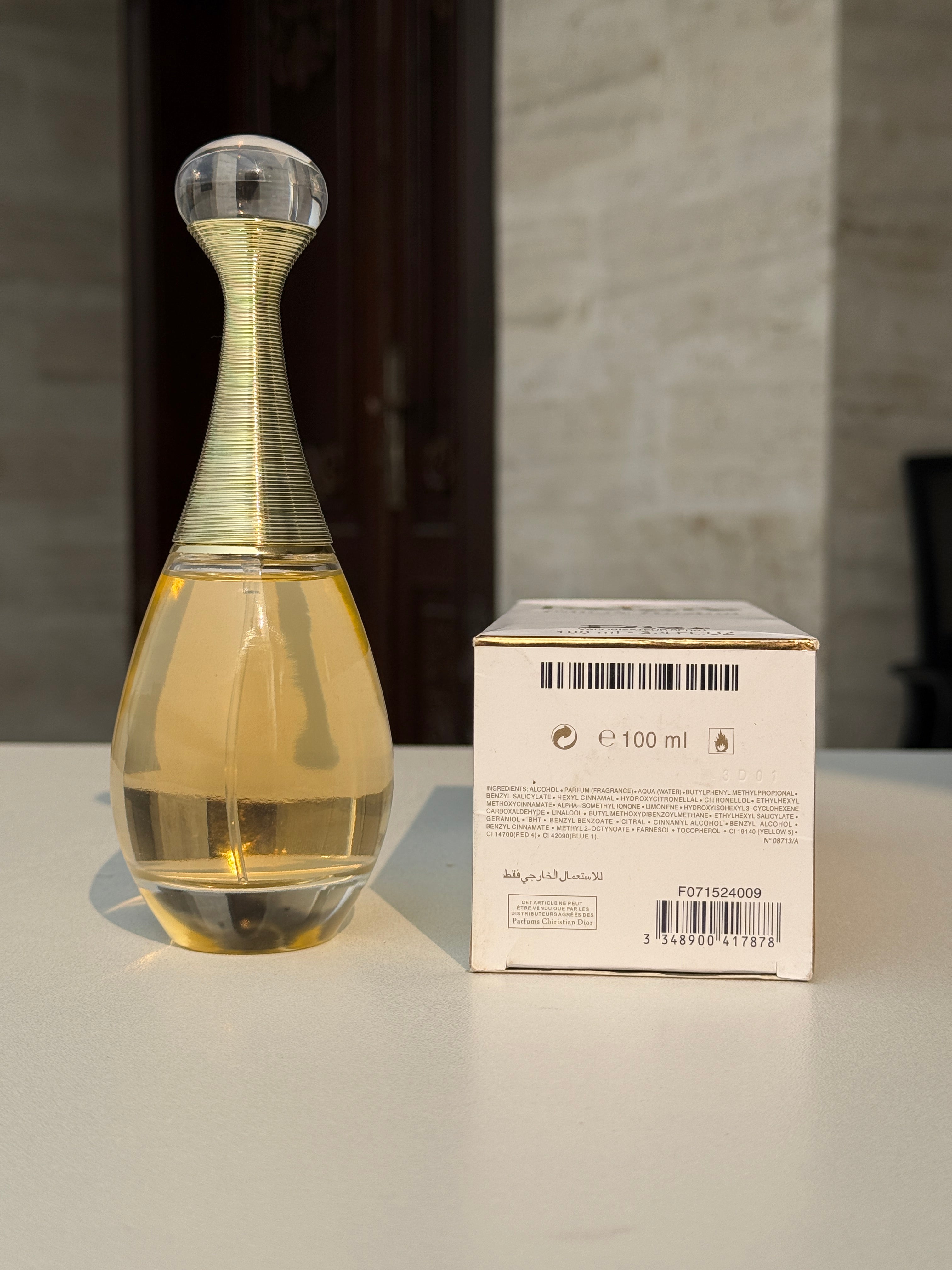 Dior Jadore Eau de Perfume Spray for Women 100ml