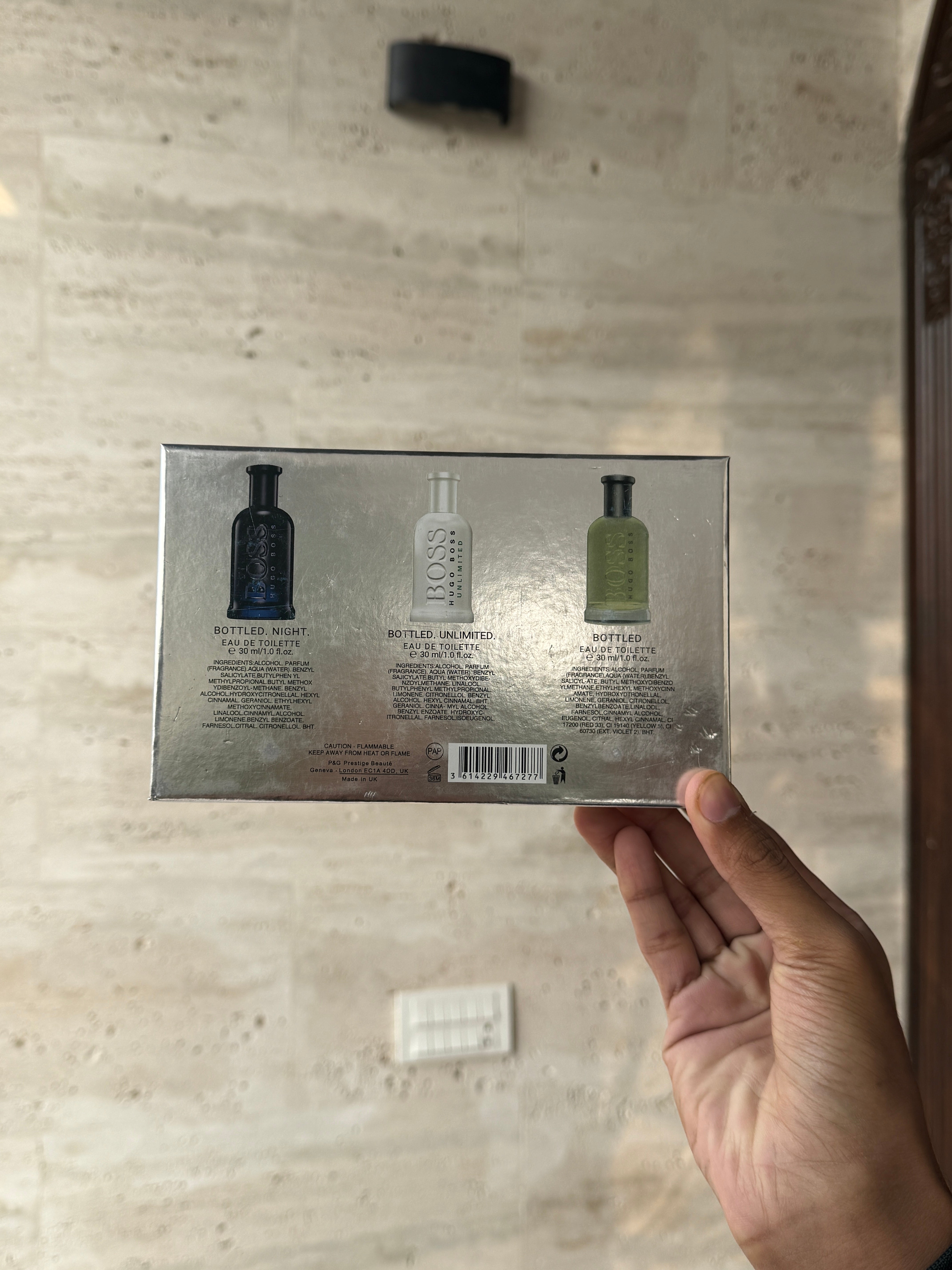 HUGO BOSS MINI PERFUME SET 30ML x 3