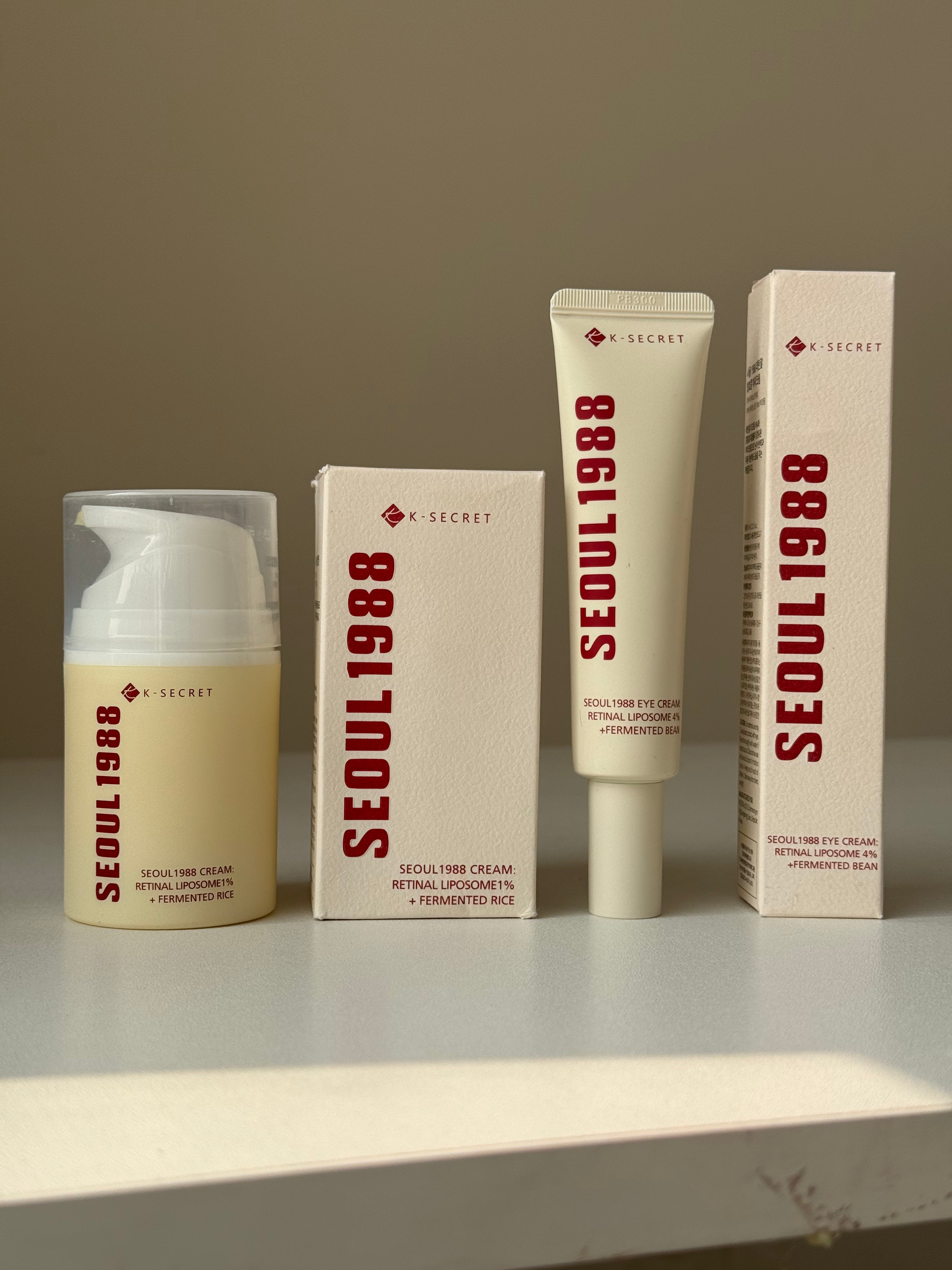 K-Secret Seoul 1988 Eye Cream Retinal Liposome 4% + Fermented Bean + Liposome 1% + Fermented Rice 50ml