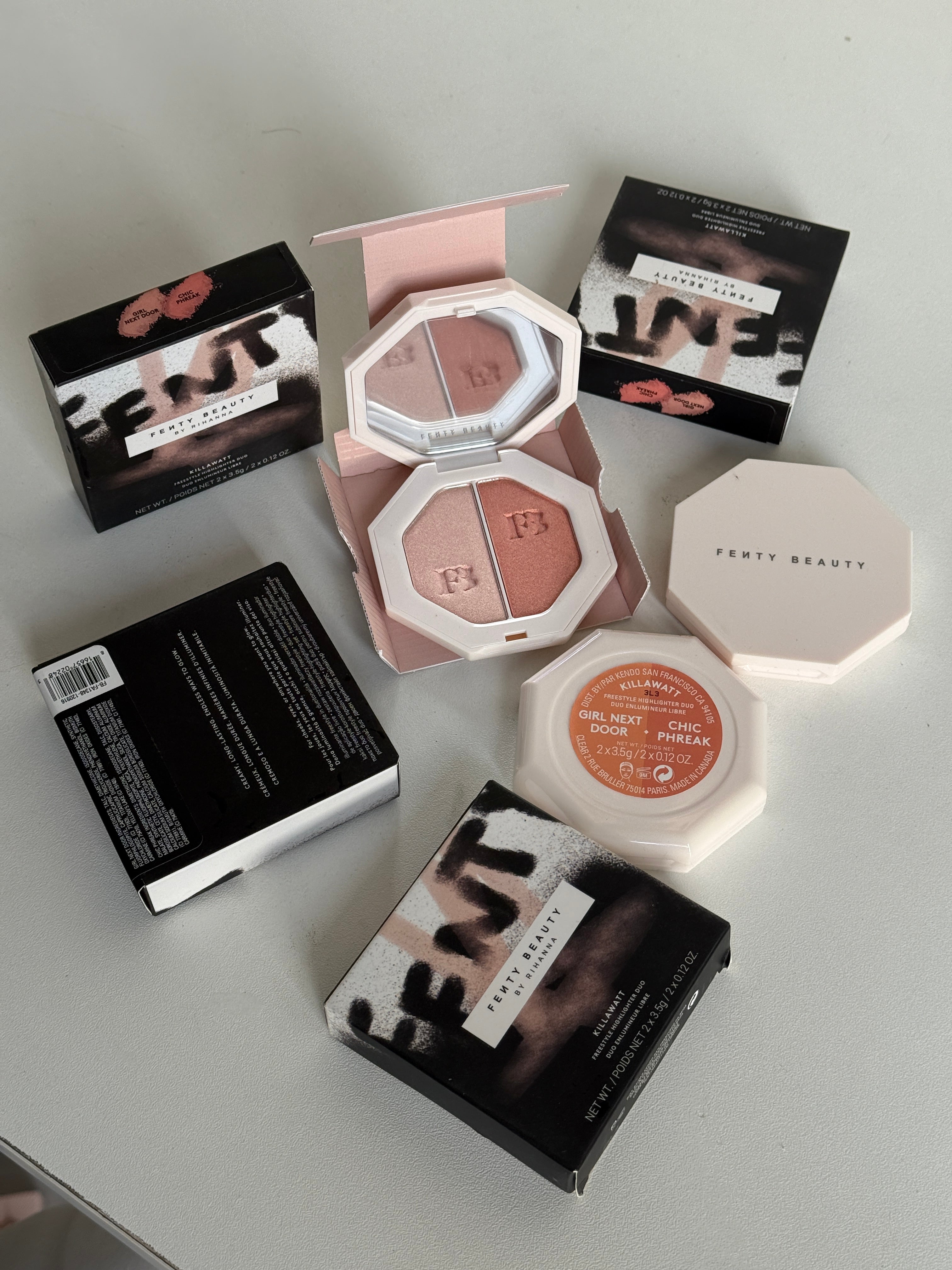 Fenty Beauty Killawatt Freestyle Highlighter Duo (Girl Next Door & Chic Phreak)