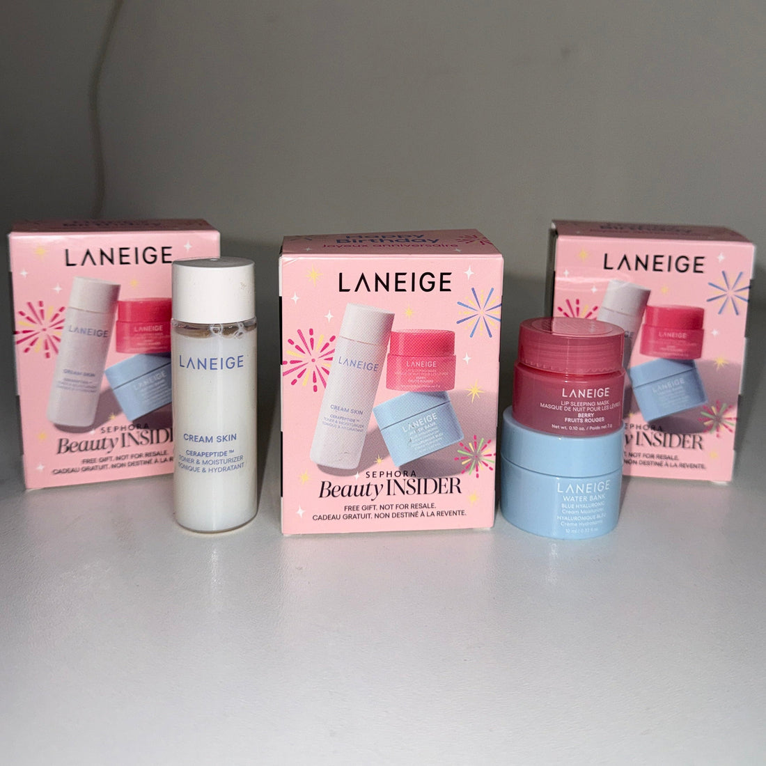 LANEIGE Sephora's Birthday Gift Mini Skincare Set Hydration heroes