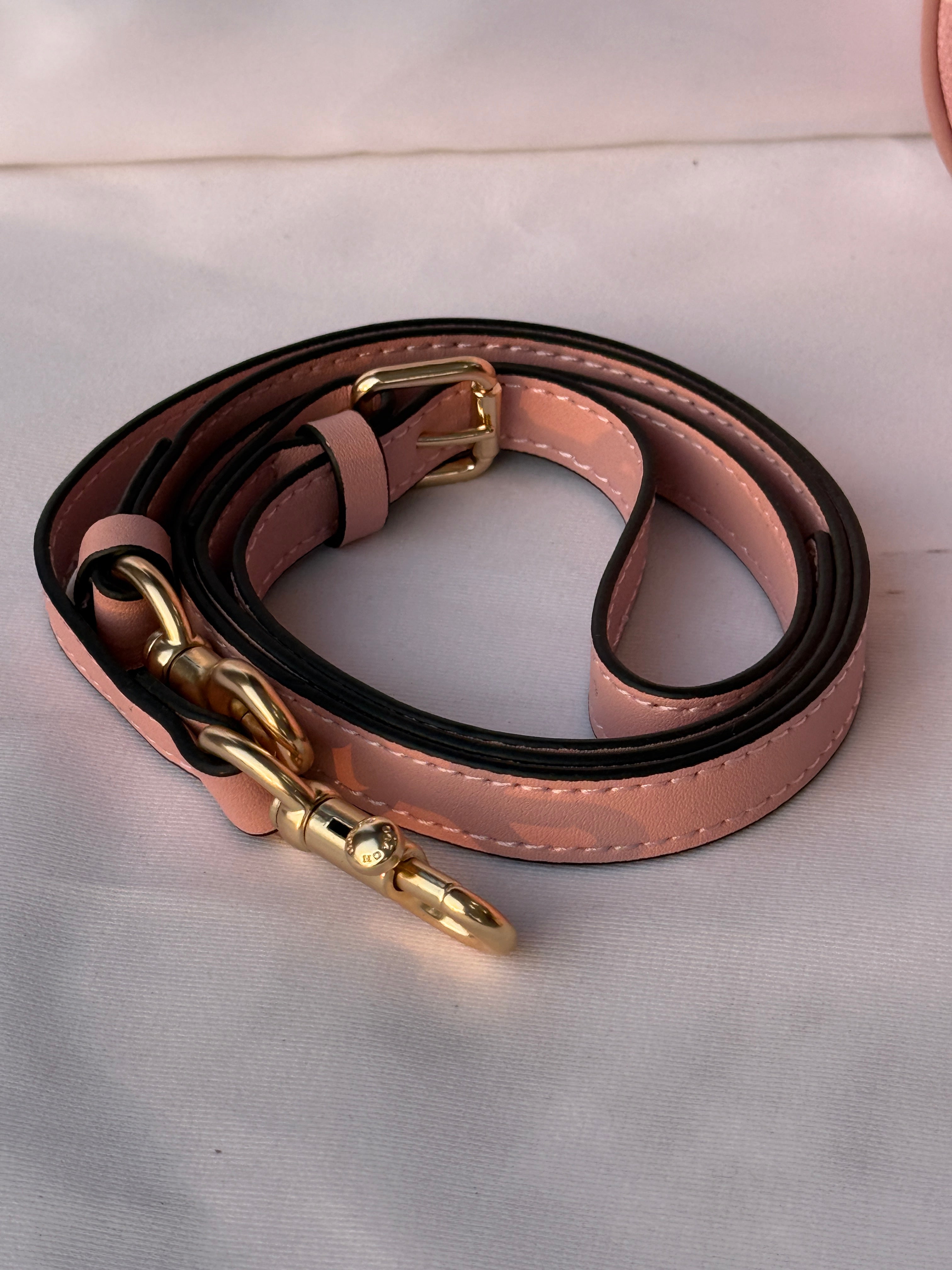 COACH PINK EXTRA PATTERN BACK WITH 2 CHERRY STRIPS