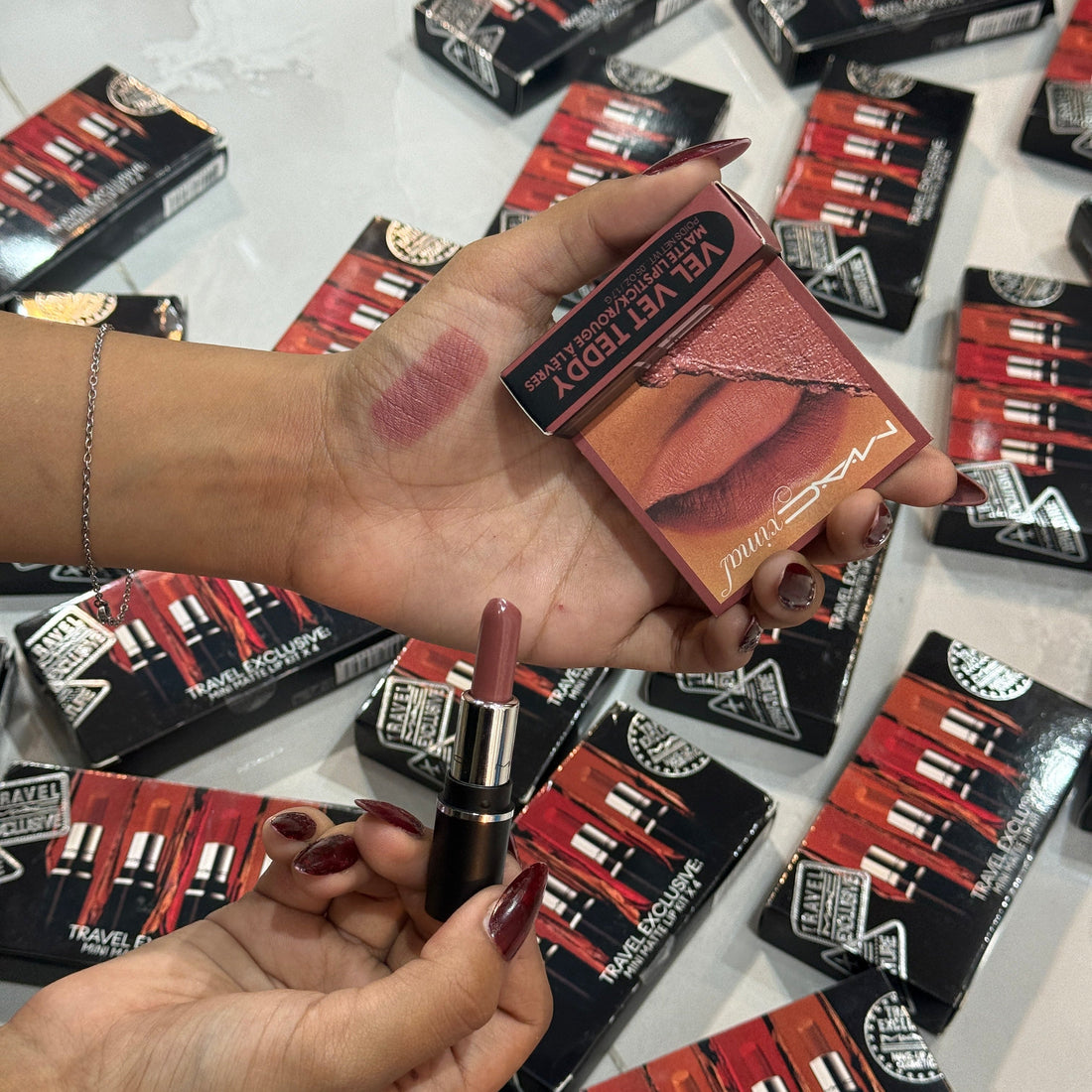 MAC travel exclusive mini matte lipsticks x4